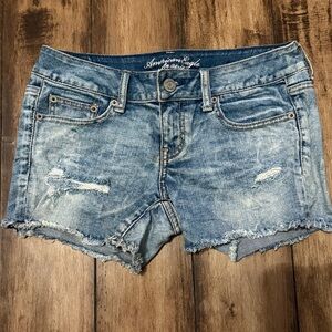 American Eagle Distressed Denim Shorts